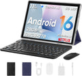 2026 Upgraded Android 16 Tablet, 11 inch Android Tablets,28GB+128GB+1TB Expand, Support Face Unlock+18W Fast Charging, Octa-Core CPU,Dual WiFi6, Dual Cameras,8000mAh Battery, Tablet with Keyboard