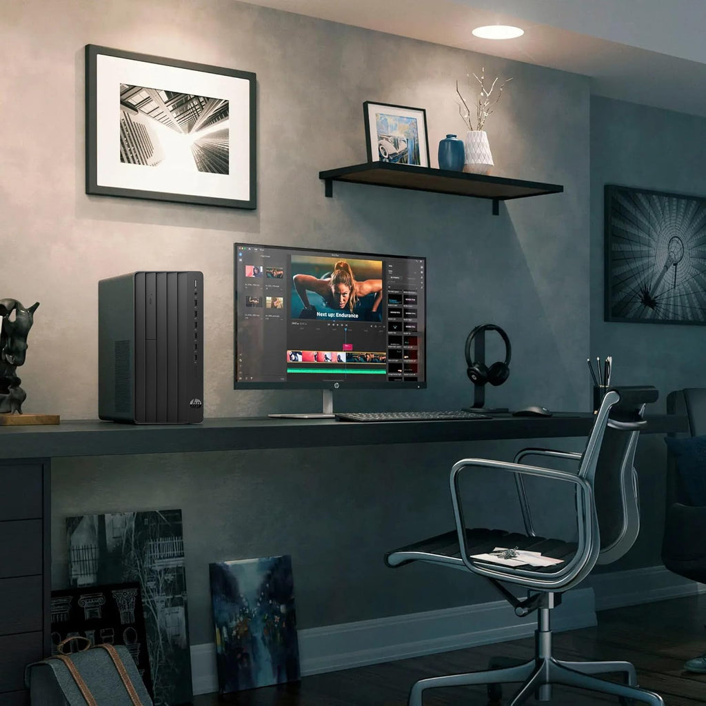 HP Desktop Computer 2026 Tower for Home Student & Business, 13th Gen Intel Quad-Core Processor, 16GB DDR4 RAM, 256GB PCIe SSD, WiFi Adapter, VGA, RJ-45, HDMI, Keyboard and Mouse, Windows 11 Home