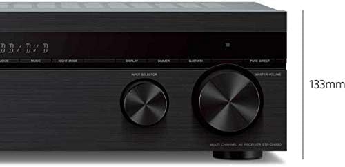 Sony STRDH590 5.2 multi-channel 4k HDR AV Receiver with Bluetooth (Renewed)