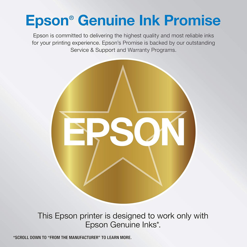 Epson Workforce Pro WF-7840 Wireless All-in-One Wide-Format Printer with Auto 2-Sided Print up to 13" x 19", Copy, Scan and Fax, 50-Page ADF, 500-sheet Paper Capacity, 4.3" Screen