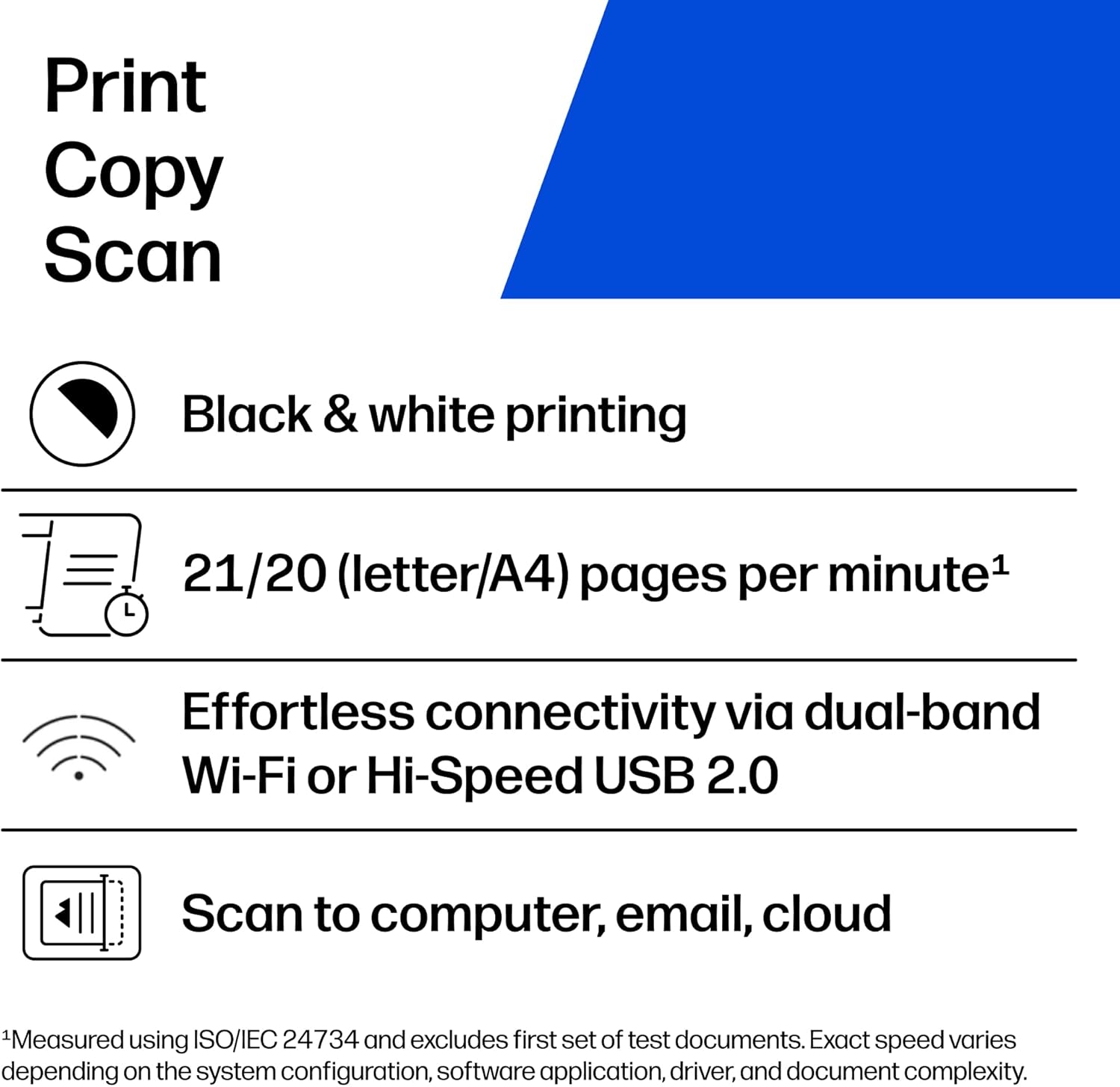 HP Laserjet MFP M140w Wireless Black & White Printer, Print, scan, Copy, Fast speeds, Easy Setup, Mobile Printing, Best-for-Small Teams