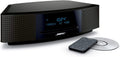 Bose Wave Music System IV - Espresso Black - for Holiday Family Entertainment - CD/MP3 CD Player, Advanced AM/FM Tuner, Dual Alarm, Remote Control, 2.4m AC Power Cable, 4.5" Inches Tall (Renewed)
