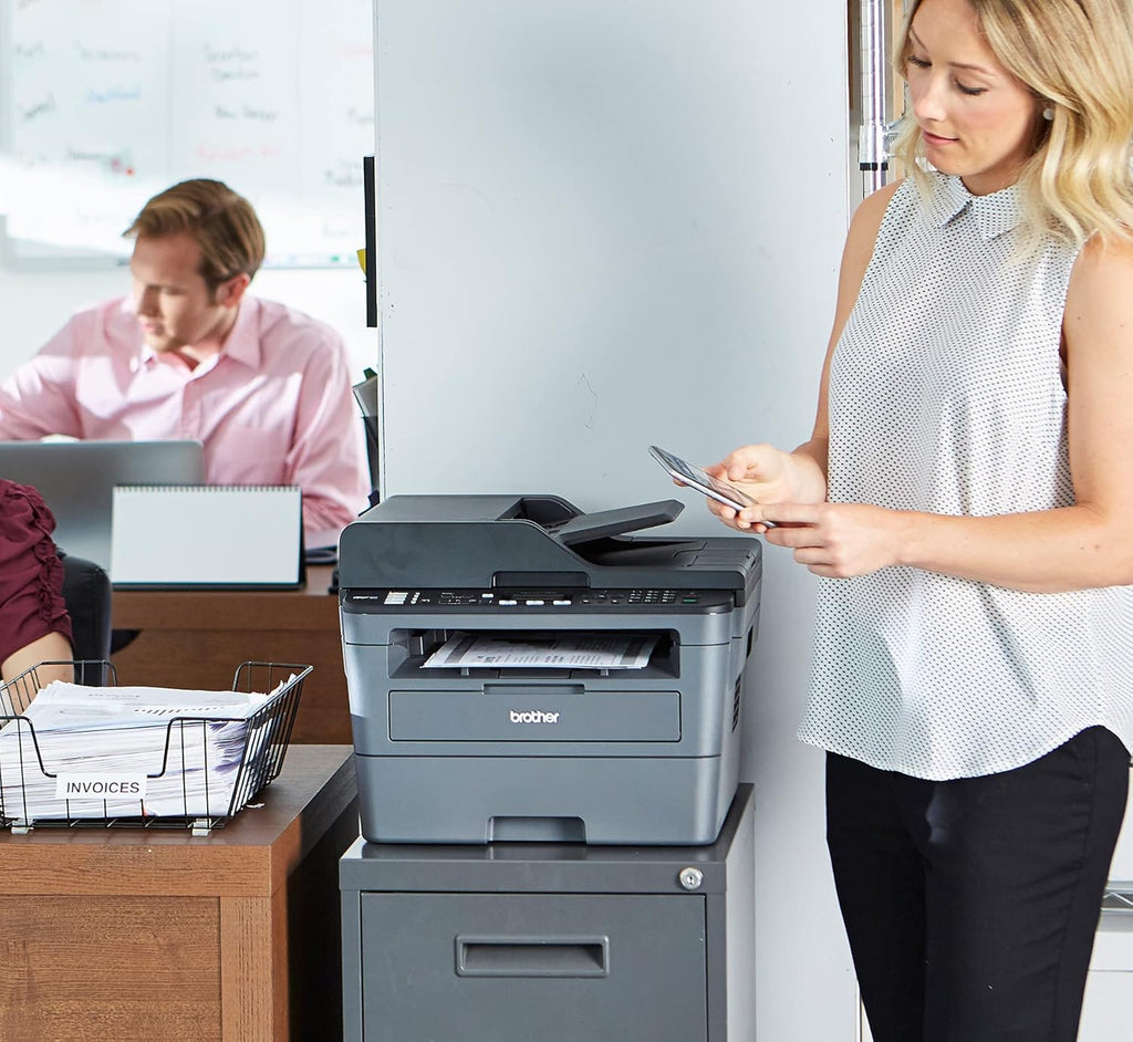 Brother Premium MFC-L2690DW Compact Monochrome All-in-One Laser Printer