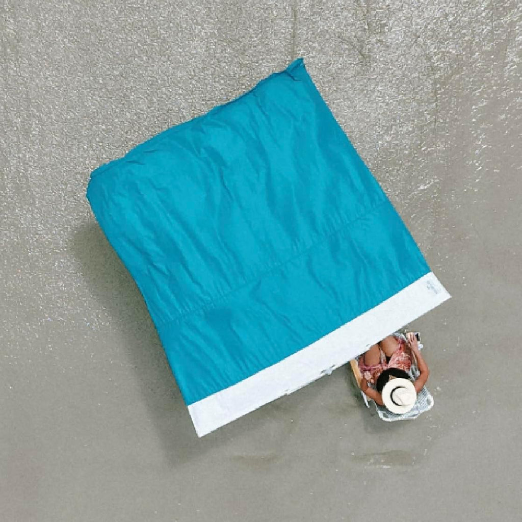 Solbello Shade - The Ultimate Wind-Driven Beach Umbrella, Effortless to Set Up, Lightweight, Won't Blow down the Beach, UPF 50+ Sun Protection