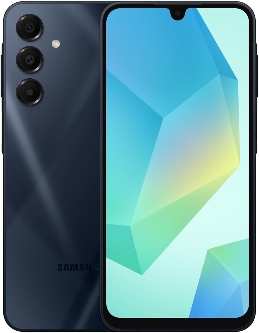 Samsung Galaxy A16 4G LTE (128GB + 4GB) International Model SM-A165M/DS Factory Unlocked 6.7" Dual Sim 50MP Dual Cam (256GB SD Card Bundle) (Black)
