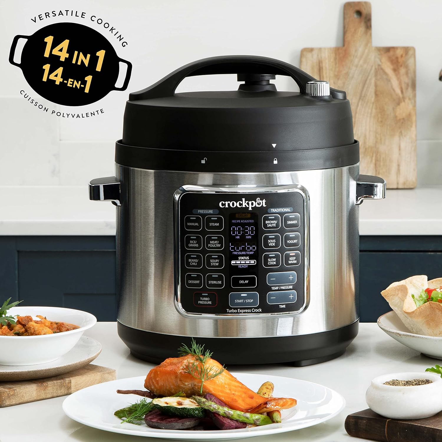 Multicooker crockpot turbo express 5.6l