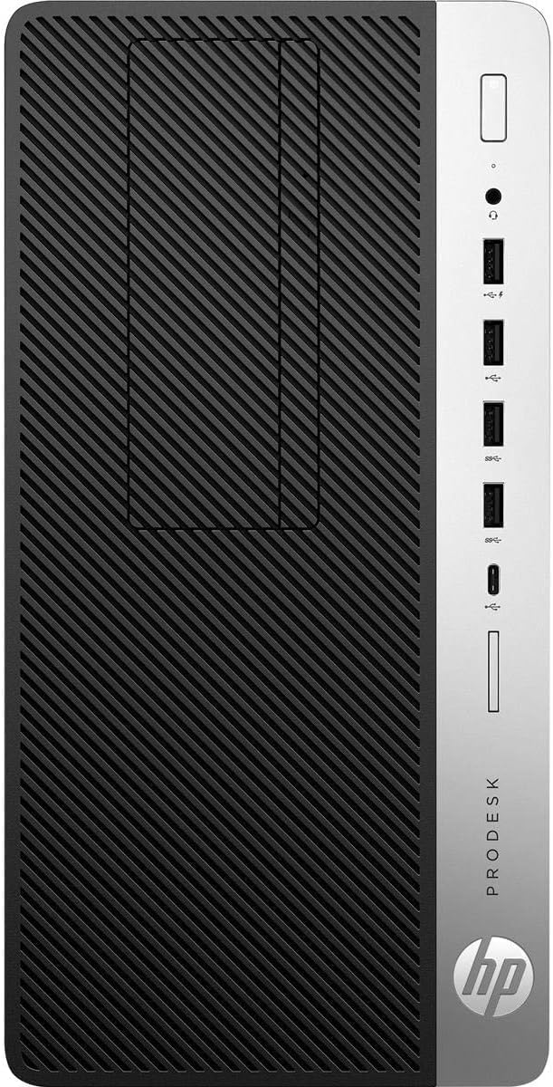 HP ProDesk 600G4 Tower Desktop Computer | Intel i7-8700 (3.4) | 32GB DDR4 RAM | 1TB SSD Solid State | Wi-Fi 5G + Bluetooth | Windows 11 | Home or Office PC (Renewed)