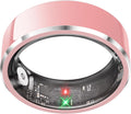 Smart Ring for Women,Fitness & Activity Tracker with Blood Pressure/Heart Rate Monitor, Sleep Tracker, Step Counter, IP68 Waterproof Ring for iOS&Android,Fast Charge,No Subscription (Pink,Size8
