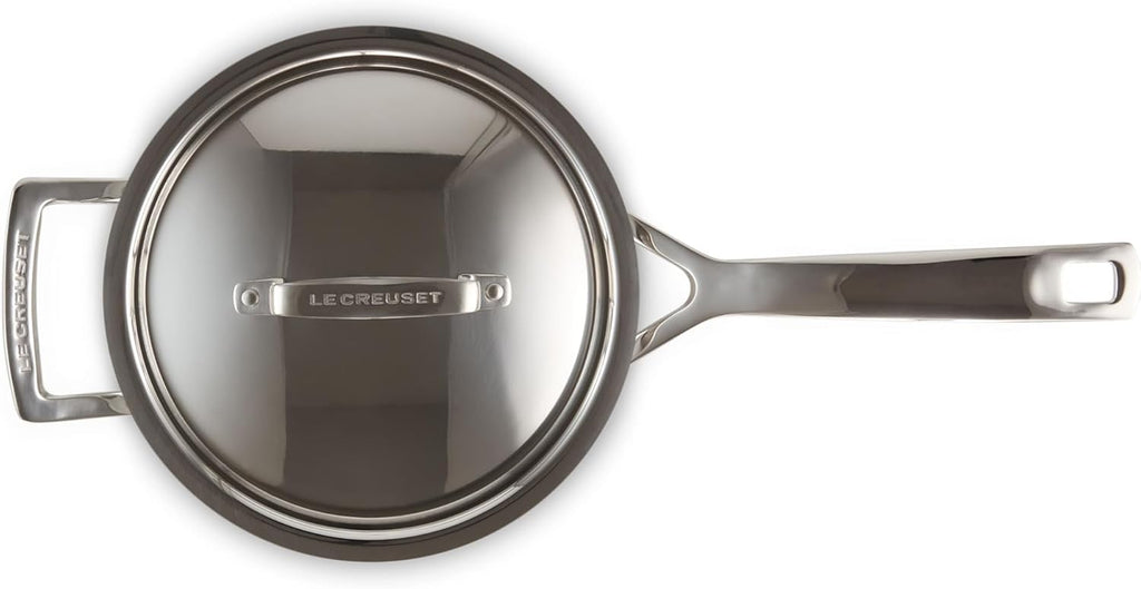 Le Creuset Stainless Steel Classic 3-Ply Saucepan, 3qt
