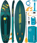 UPWELL 11'×34" Stand Up Paddle Board, SUP Board for Adults & Teens, Inflatable SUP Board with Premium Accessories, 120L Backpack, Paddle, Leash, Hand Pump, Fins