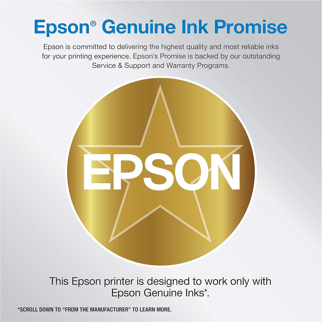 Epson EcoTank ET-M1170 Wireless Monochrome Supertank Printer with Ethernet PLUS 2 Years of Unlimited Ink*,White