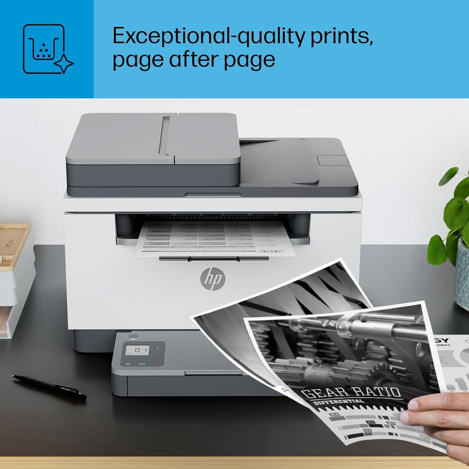 HP LaserJet MFP M235sdw All-in-One Laser Wireless Printer, Scan/Copy, Black & White, Duplex, Best-for-Office