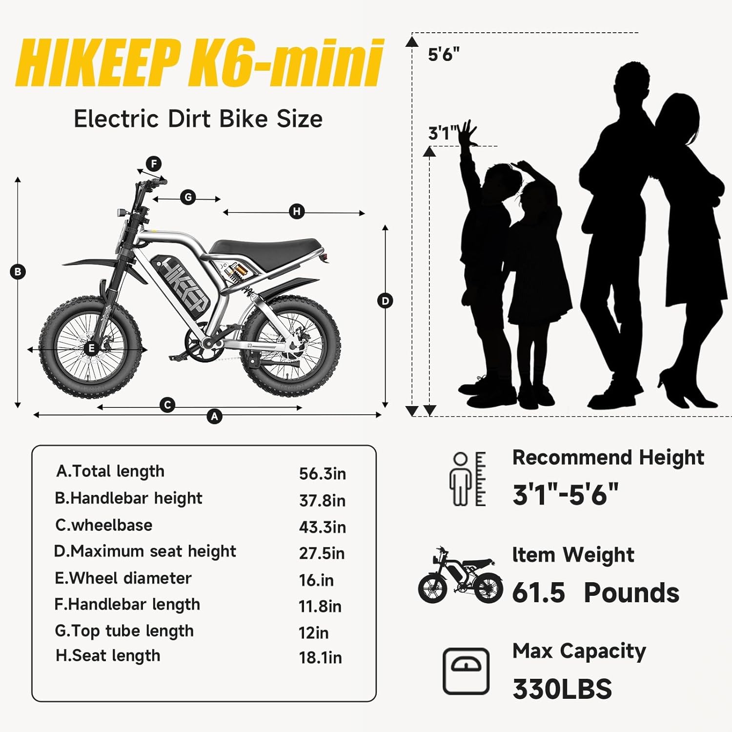 48/52V 15.6/25/40AH Fat Tire Electric Bike for Adults, UL2849 Certified 90% Pre-Assembled Folding E-Bike with Removable Battery & Cargo Rack