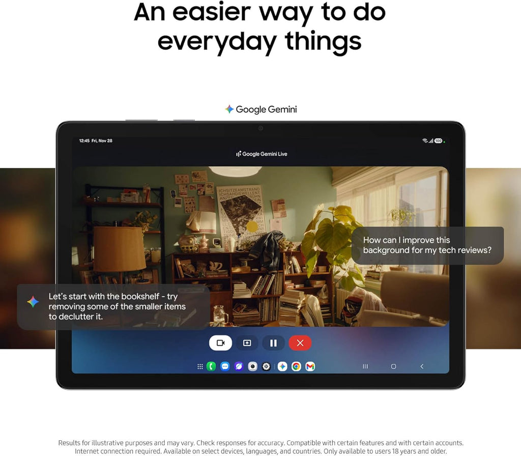 Samsung Galaxy Tab A11+ 6GB RAM, 128GB Storage, Optimized Performance, Long Lasting Battery, Expandable Storage, Large Display, Dolby Atmos Speakers, AI Assist, Slim, Light, 2 Year Warranty, Gray