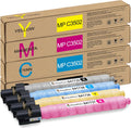 MasaiMara MP C3502 MP C3002 High Capacity Compatible Toner Cartridges Replacement for Ricoh Aficio Savin MP C3502 MP C3002 Color copiers Printer (Black, Cyan, Magenta, Yellow, 4 Pack)
