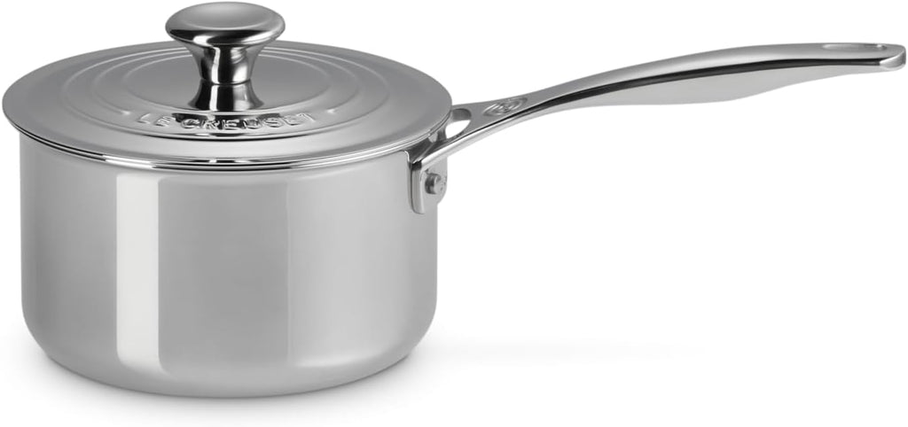 Le Creuset Tri-Ply Stainless Steel 2 Quart Saucepan
