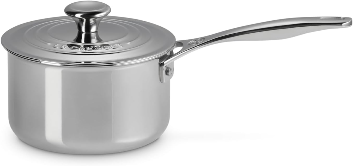 Le Creuset Tri-Ply Stainless Steel 2 Quart Saucepan