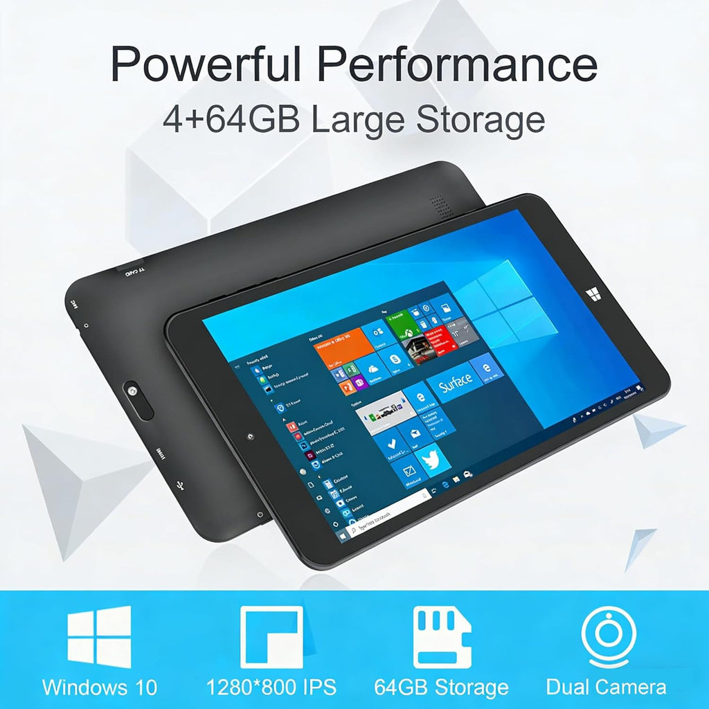 8 Inch Windows Tablet .4GB RAM 64GB ROM Windows 10 Home Tablets Computer