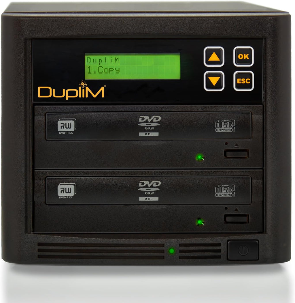 DupliM 1 to 1 DVD CD Cloner Duplicator Stand-Alone Disc Copier Burner