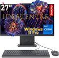 Lenovo IdeaCentre 27" All-in-One Desktop PC, Intel Core i7-13620H 10-Core 4.9GHz, 8GB DDR5 RAM, 512GB PCIe SSD, 5MP Webcam, Harman Audio, WiFi 6, Windows 11 Pro, Luna Grey AIO 27