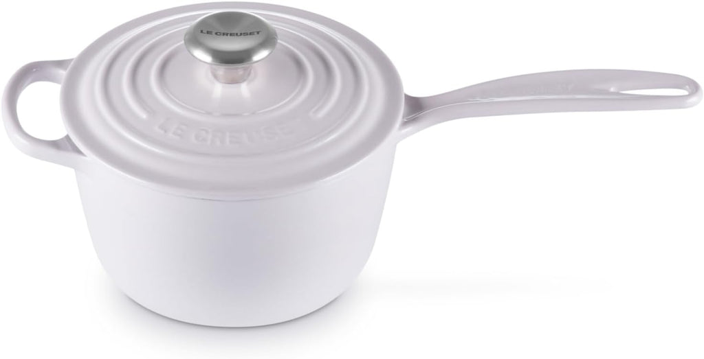 Le Creuset Enameled Cast Iron Signature Saucepan, 1.75 qt., Shallot