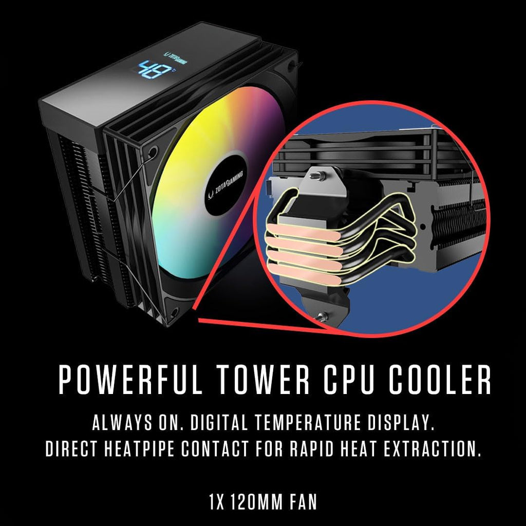 ZOTAC MEK AI-Enhanced Gaming PC Desktop Computer - NVIDIA GeForce RTX 5050, AMD Ryzen 5 5500 4.2GHz, 16GB DDR4, 1TB NVME M.2 SSD, 650W 80+ Gold PSU, WiFi 6E, Windows 11 Home