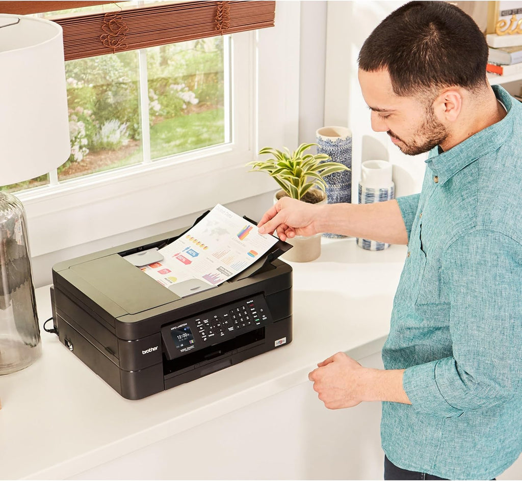 Brother® International Compact MFC-J497DW Wireless Color Inkjet All-In-One Printer