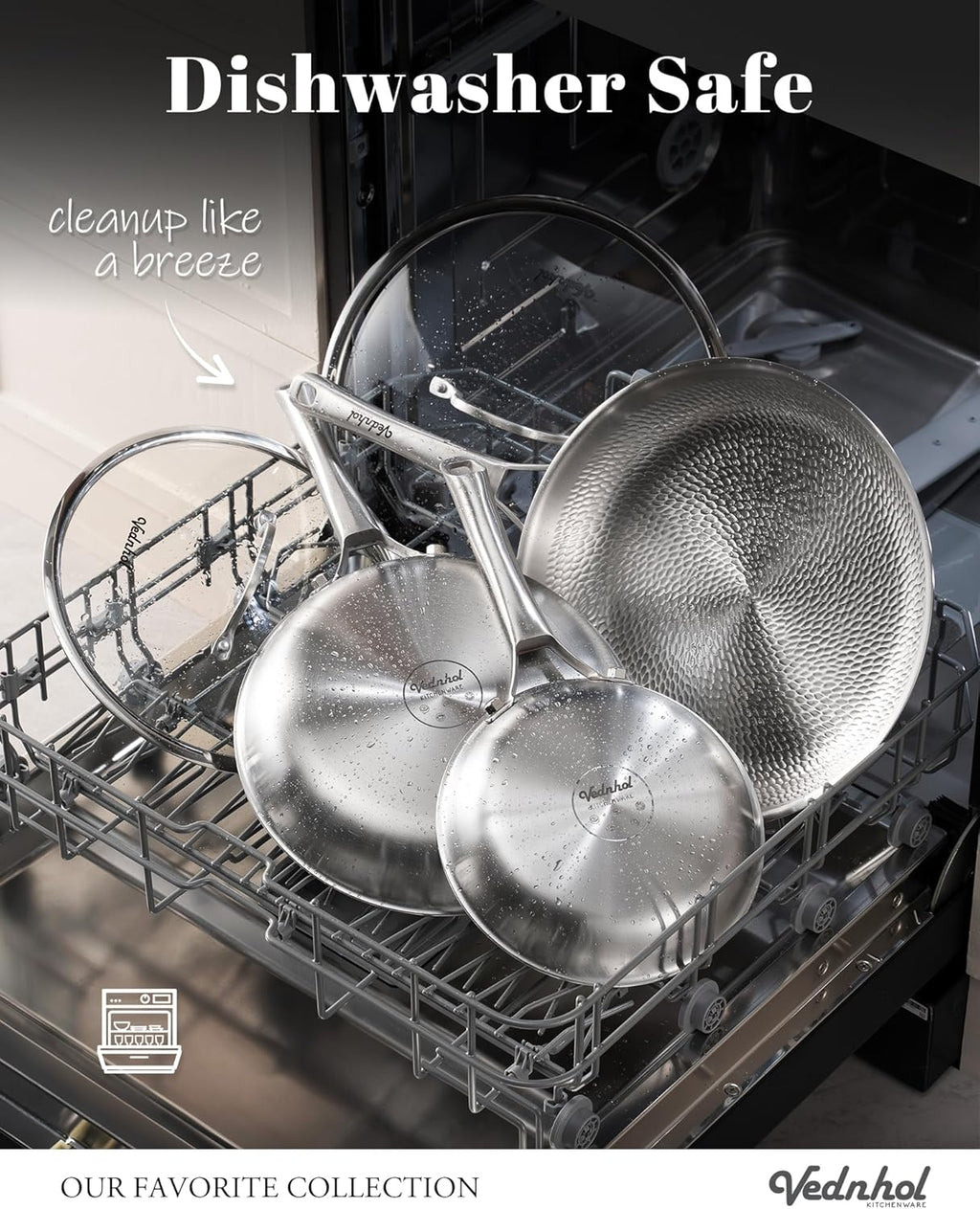 Titanium Pans set with 2Lids,8+10+12Inch Pure Titanium Hammered Upgarde Pro Non-Toxic Skillet for Cooking, PFAS/PFOA/PTFE Free Cookware, Dishwasher&Oven Safe, Kitchen Induction Compatible