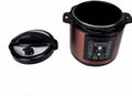 HEEPDD Electric Pressure Cooker 6L Slow Cooker Multi Rice 10-in-1 Programmable with Fingerprint Proof Stainless Steel for Family Meal Prep Cooking (US Plug 110V)