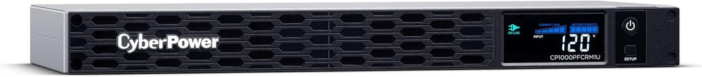CyberPower CP500PFCRM1U PFC Sinewave UPS Battery Backup and Surge Protector, 500VA/300W, 6 Outlets, AVR, 1U Rackmount, UL Certified