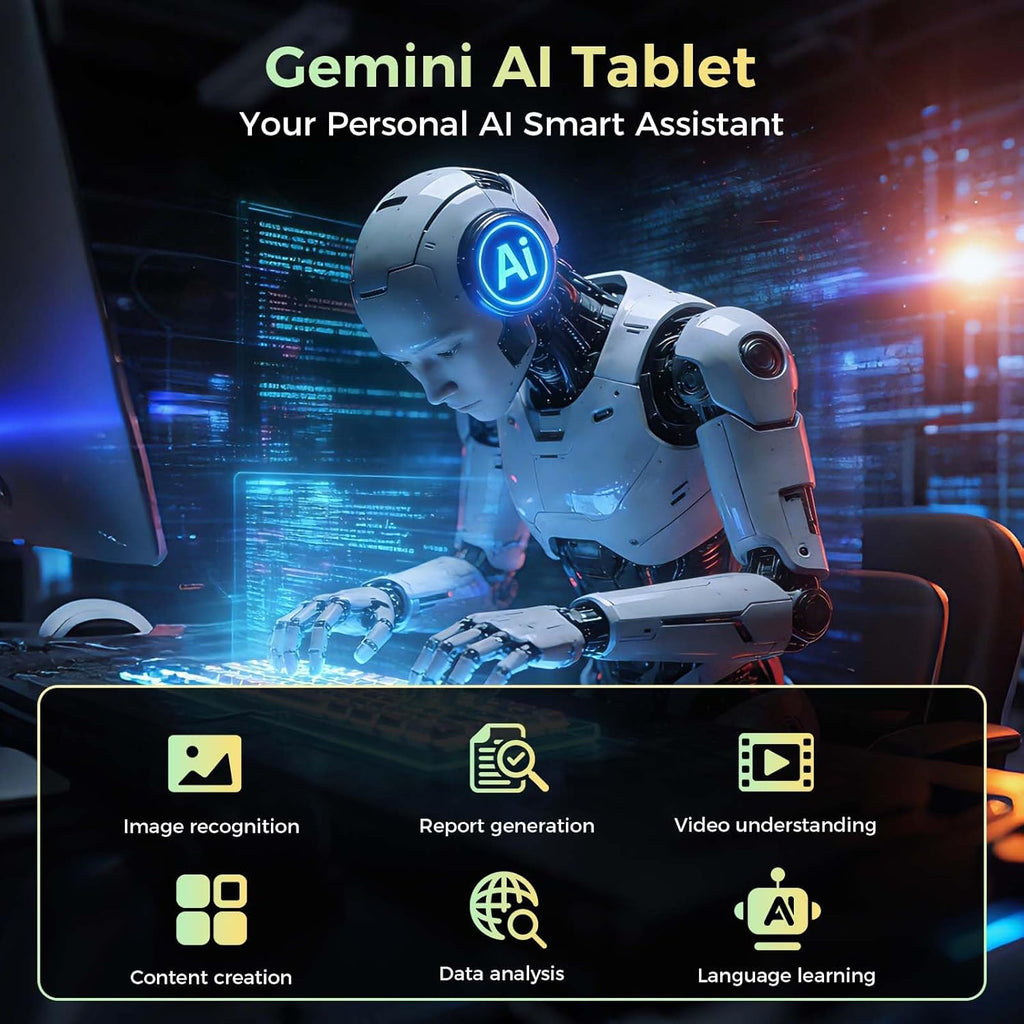 Android Tablet with Keyboard, 2026 Upgraded Android 16 tablet with 24GB+256GB+2TB Expand, 10 inch Tablet PC with 8-Core, Gemini AI, WiFi, 8000mAh, GPS, 2-in-1 Tablet with Case/Mouse/Stylus(Black Case)