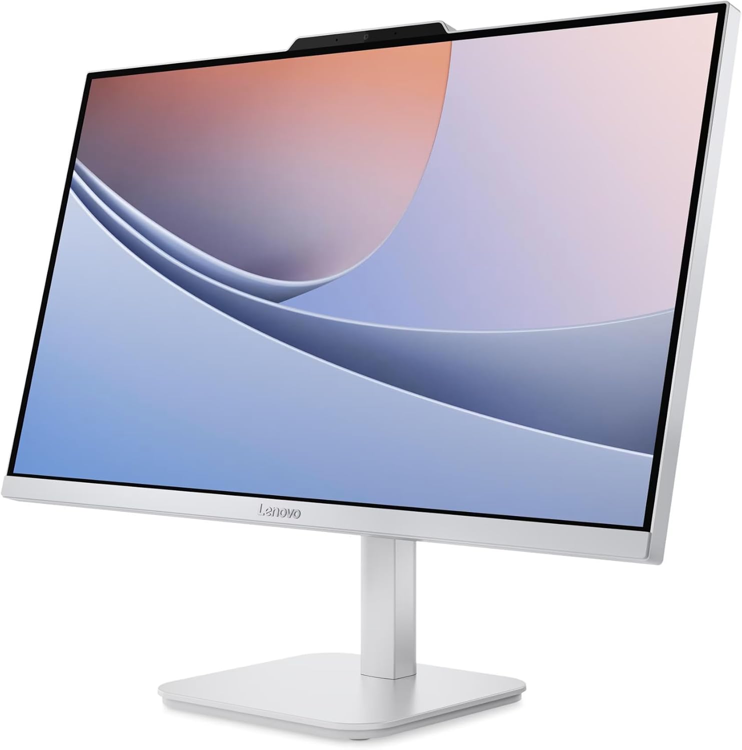 Lenovo 24" FHD All-in-One Desktop Computer for Home & Office, Intel Processor, 16GB RAM, 256GB PCIe SSD, HDMI, Bluetooth 5.2, Business AIO, Vent-Hear, Wireless KB & Mouse, Win 11