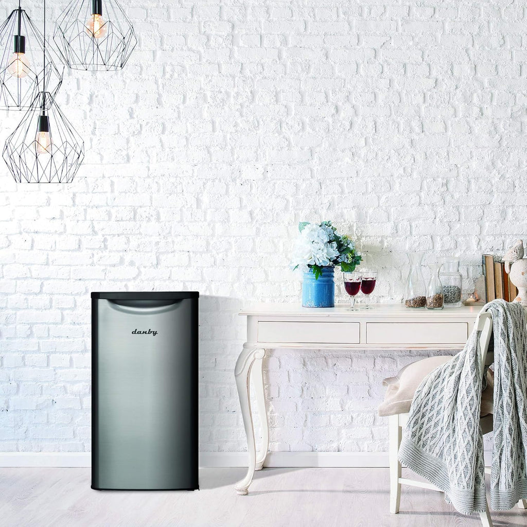 Danby DAR033A6BSLDB Contemporary Classic Compact All Refrigerator, Spotless Steel