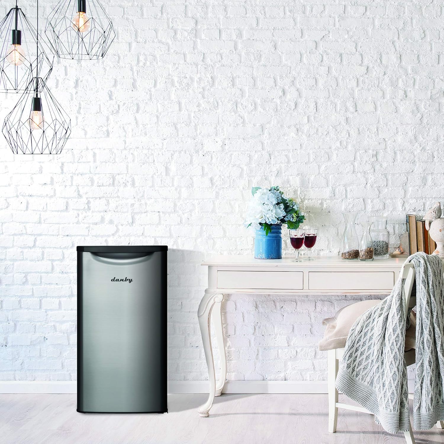 Danby DAR033A6BSLDB Contemporary Classic Compact All Refrigerator, Spotless Steel