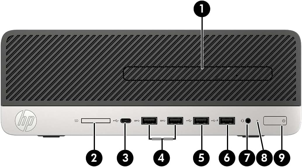 HP ProDesk 600G5 SFF Desktop Computer PC, 600G5 Computer 9th Processor, 32GB RAM 1TB Solid State Drive, USB WiFi, Bluetooth, Windows 11 (Renewed)