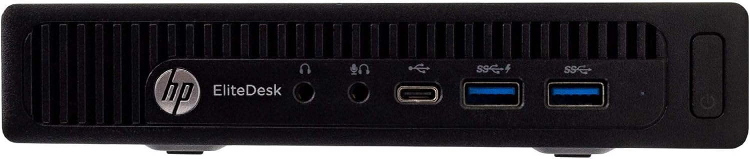HP EliteDesk 800 G2 Desktop Mini Business PC, Intel Quad-Core i5-6500T up to 3.1G, 16GB DDR4, 240GB SSD, VGA, DP, Win 11 Pro 64 bit (Renewed)