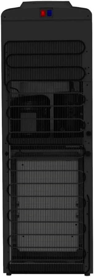 Frigidaire Gallery, Top Load Water Dispenser, Built-in Cooling Bottom Refrigerator Compartment, Black