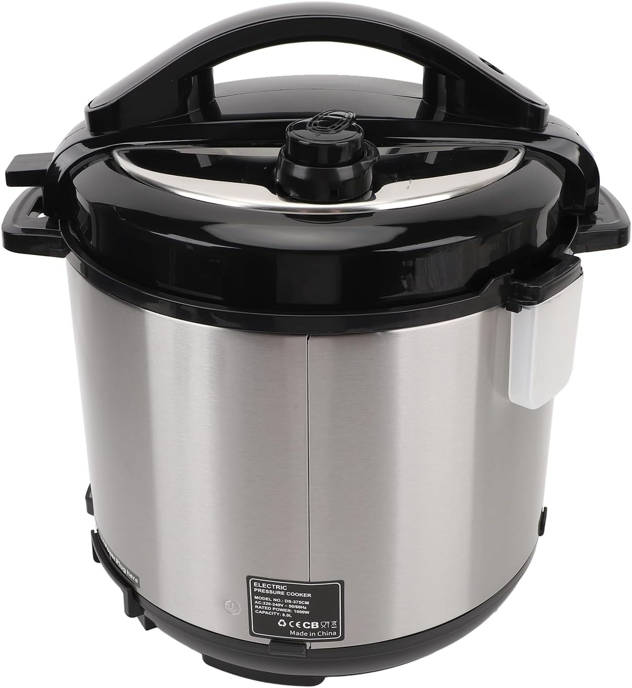 ZJchao Electric Pressure Cooker Multi Cooker 16 in 1 Stainless Steel 6L 1000W Smart Programmable Kitchen Appliance for Family Cooking Meals (US Plug 110V)
