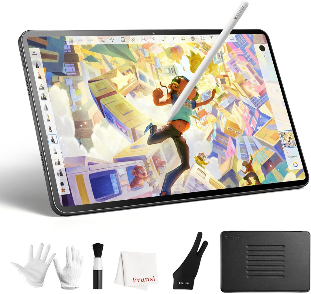 RubensTab T12 Standalone Drawing Tablet No Computer Needed,12 inch FHD Display,Octa-Core CPU,Pre-Installed Drawing Apps & Tutorials,More Bonus Items for Beginners, Artists, Students