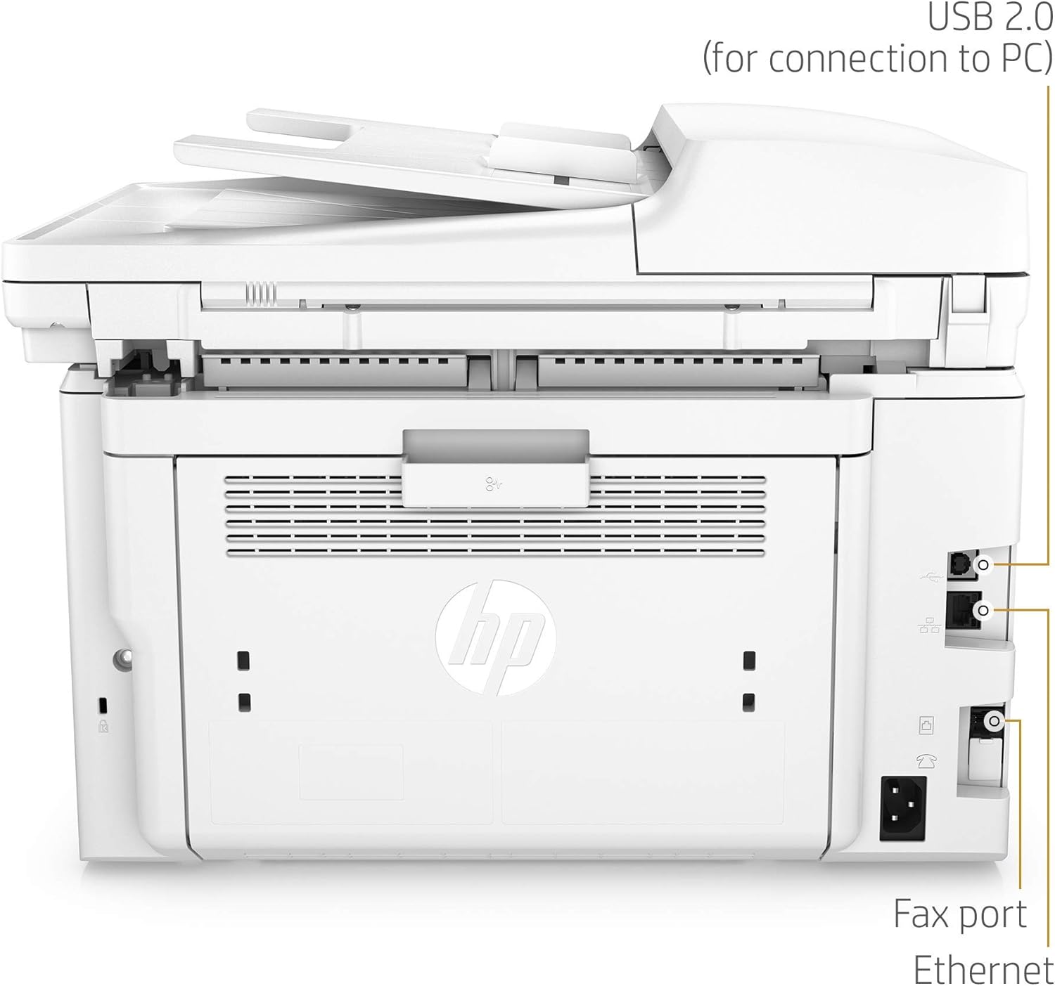 HP Laserjet Pro M227fdn All-in-One Monochrome Laser Printer with Auto Two-Sided Printing, Mobile Printing, Fax & Built-in Ethernet, Amazon Dash Replenishment Ready (G3Q79A) (Renewed)