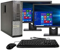 Dell Optiplex 9020 SFF Computer Desktop PC, Intel Core i5 Processor, 16GB Ram, 2TB Hard Drive, WiFi, Bluetooth 4.0, DVD-RW, Dual 24 Inch LCD Monitors Windows 11 Pro (Renewed)