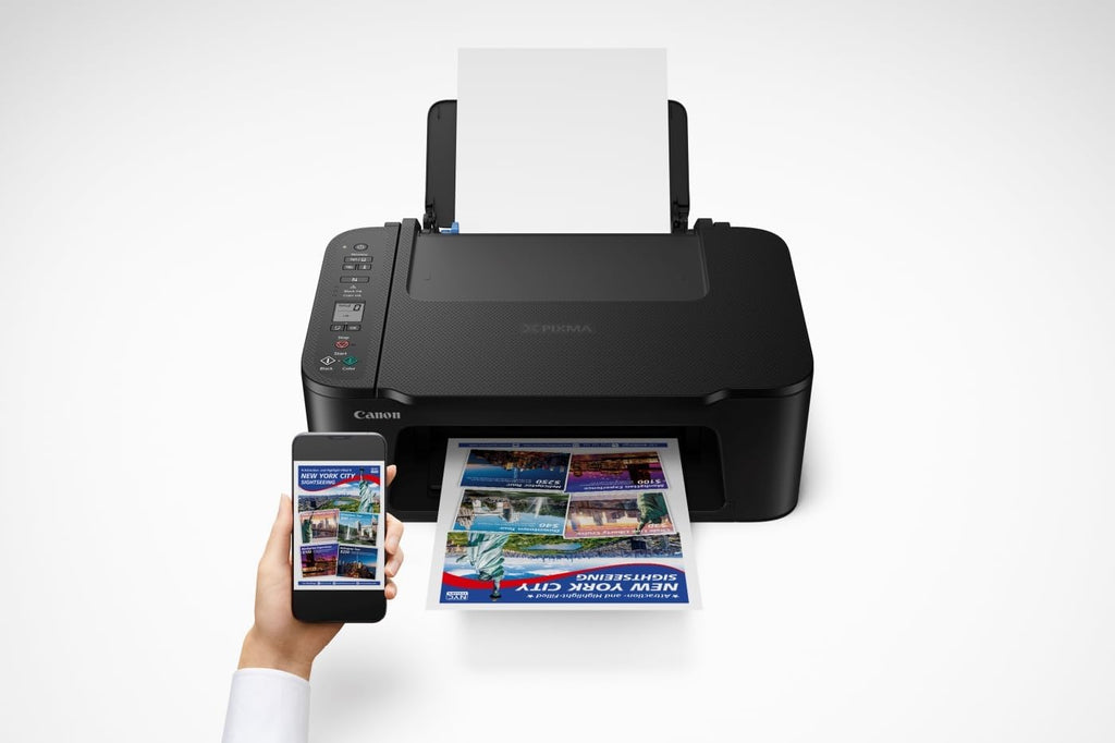 Canon PIXMA TS3720 - Wireless All-in-One Home Office Printer, Copier, Scanner, Mobile Friendly, Black