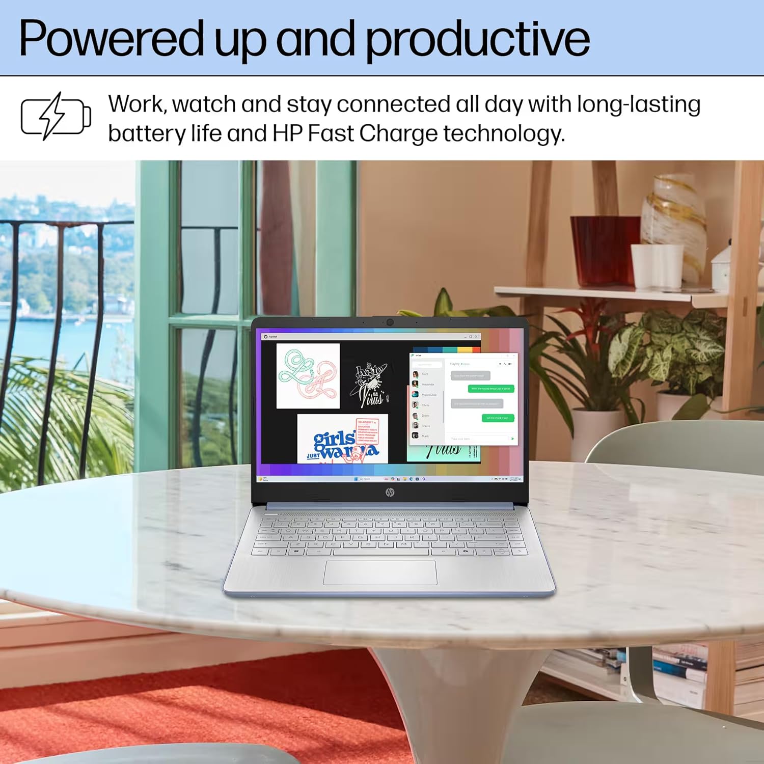 HP Ultrabook 14 Laptop Computer Business Study & Home 2025, Lifetime MS Office + Windows 11 Pro, Quad-Core Intel CPU, 8GB RAM & 628GB Storage (128GB UFS+500GB Ext), Wi-Fi 6, HubxcelAccessory, Blue