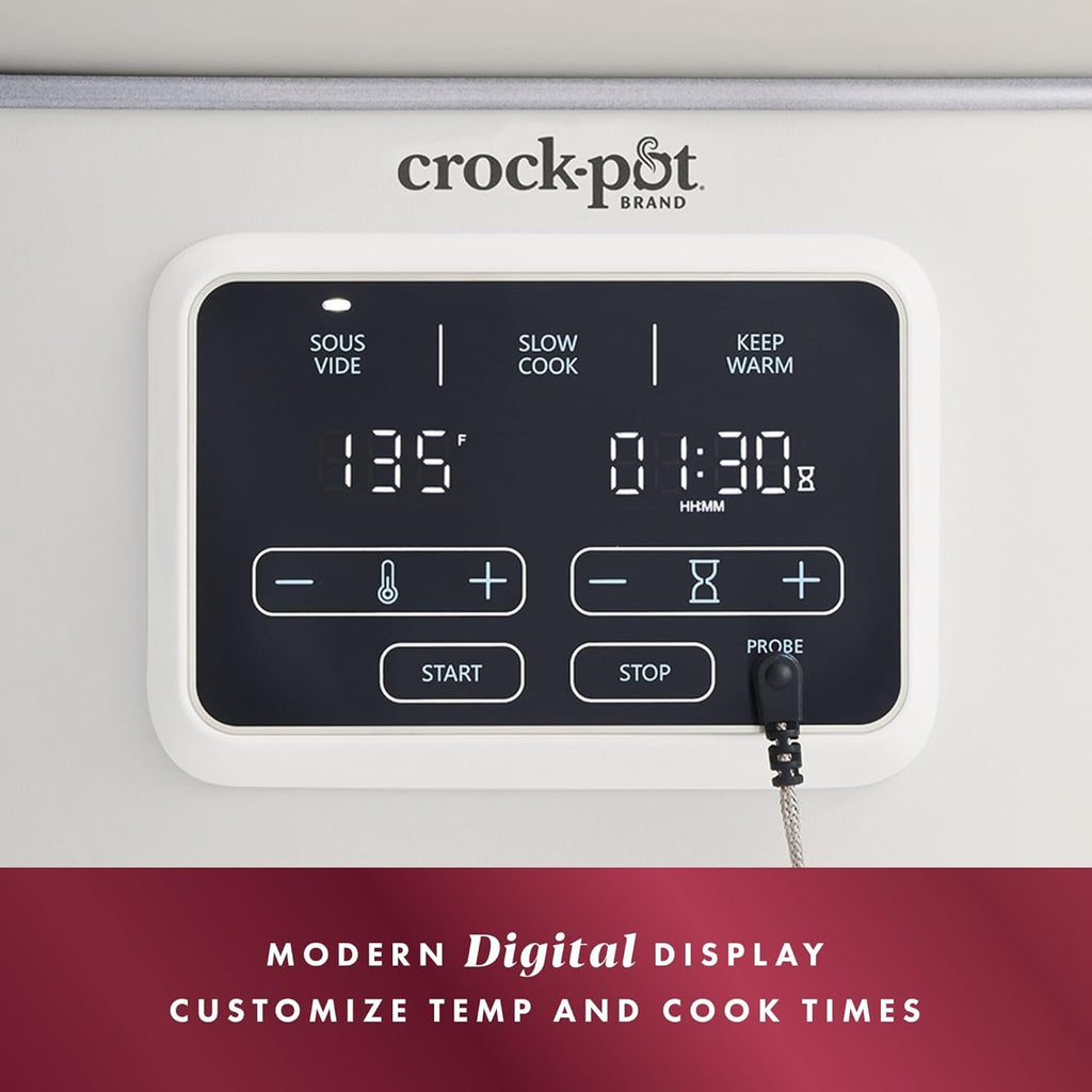 Crock-Pot Programmable 6-Quart Slow Cooker with Sous Vide, Oat Milk