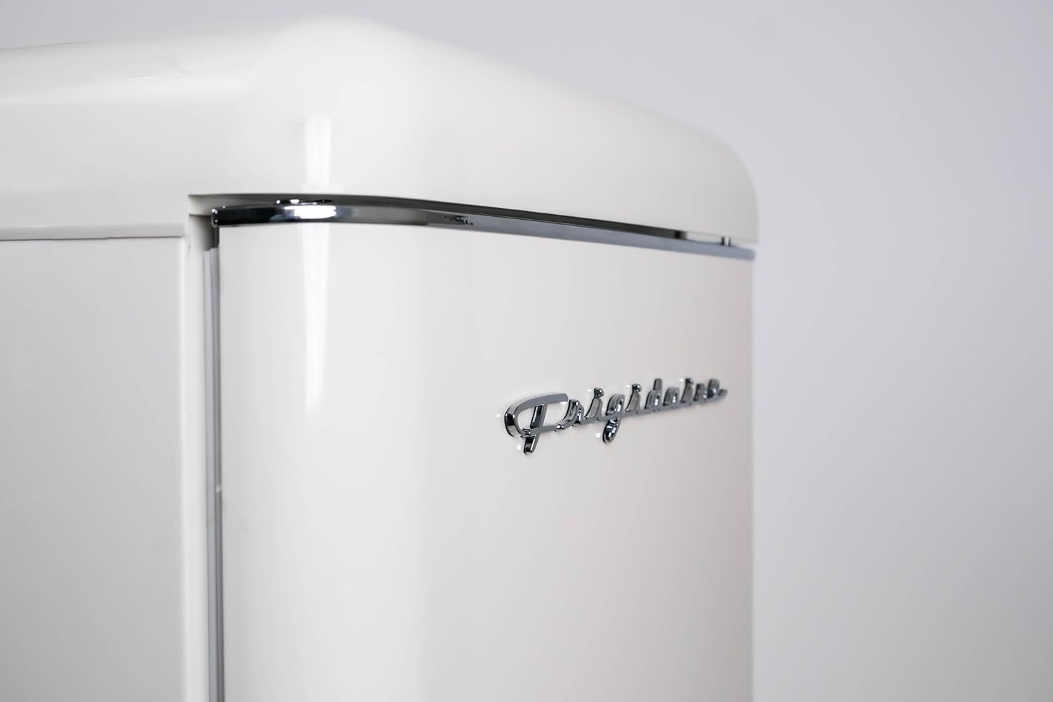 Frigidaire, 2 Door Apartment Size RETRO Refrigerator with Top Freezer, Chrome Handles, 7.5 cu ft