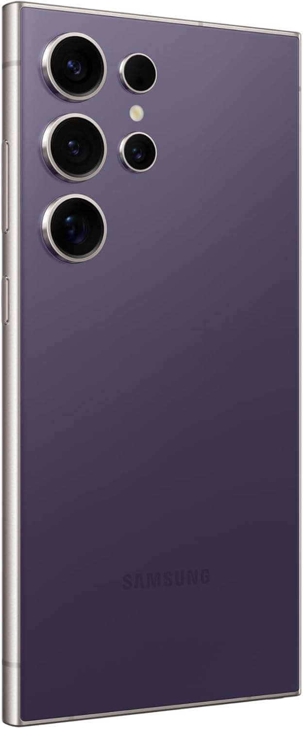 Samsung Galaxy S24 Ultra 5G, 256GB, Titanium Violet - Unlocked (Renewed)