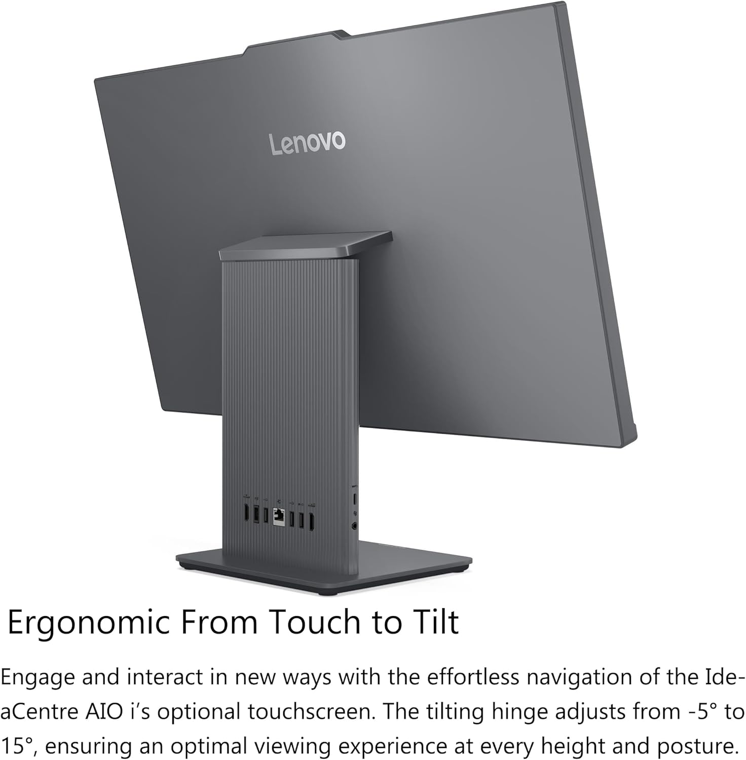 Lenovo IdeaCentre 27" All-in-One Desktop PC, Intel Core i7-13620H 10-Core 4.9GHz, 8GB DDR5 RAM, 512GB PCIe SSD, 5MP Webcam, Harman Audio, WiFi 6, Windows 11 Pro, Luna Grey AIO 27