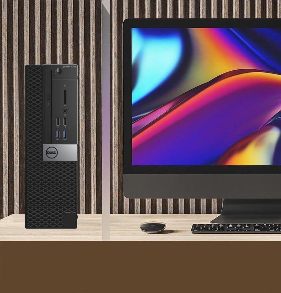 Dell OptiPlex 5040 SFF Desktop Computer PC Bundle Setup with New 23.8" FHD Monitor, Inter Core i5-6600 3.3GHz, 8GB RAM, 256GB SSD, Keyboard & Mouse, Wi-Fi, Bluetooth, Windows 11 Pro (Renewed)