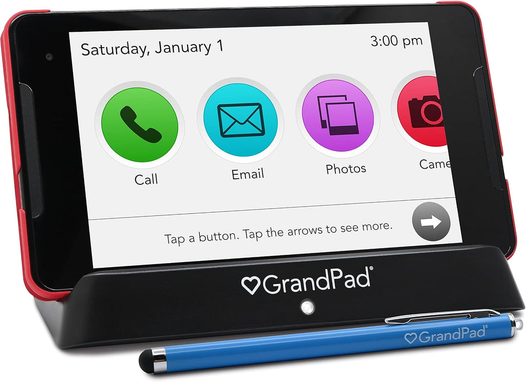 GrandPad Easy to Use Tablet & Phone for Seniors Locked - Not Compatible with Other Wireless Carriers - Requires a Plan