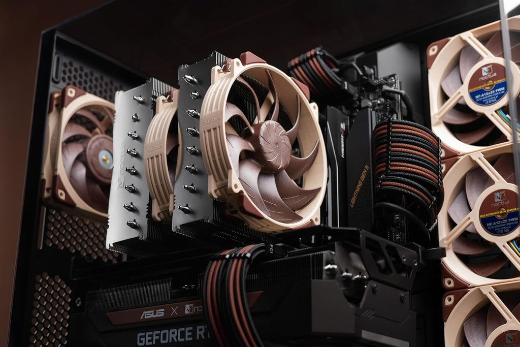 Noctua NH-D15 G2 LBC, Dual Tower CPU Cooler, Specialised Low Base Convexity Version for AMD AM5/AM4 (Brown)